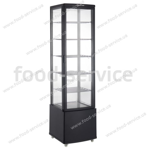 Вітрина холодильна Frosty RT280L black підлогова